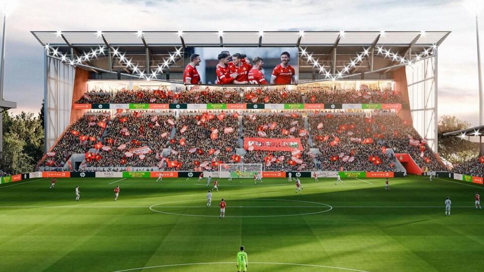 Wrexham’s Racecourse Ground gets a Hollywood makeover