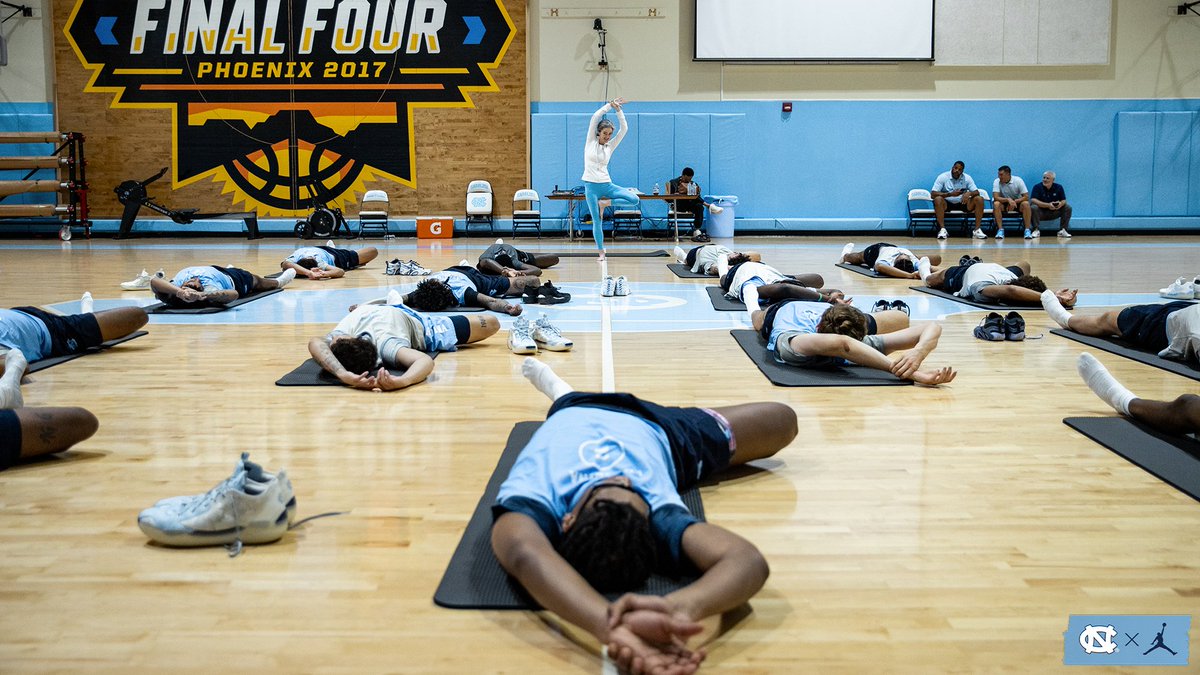 UNC coaches swear by yoga for team unity