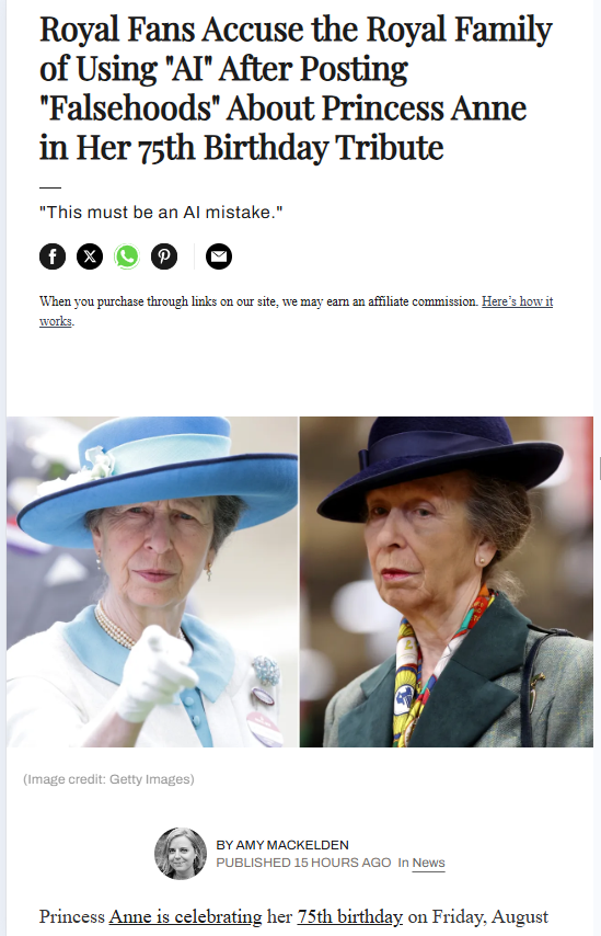 Did AI Really Write That Royal Tribute?