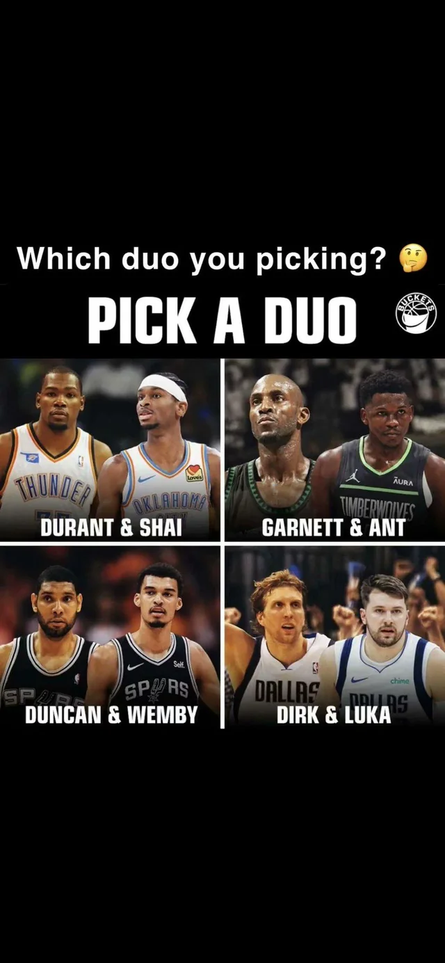Which Duo Would You Build Around?