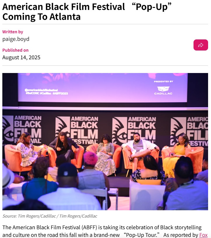 ABFF Pop-Up Tour Hits Atlanta!