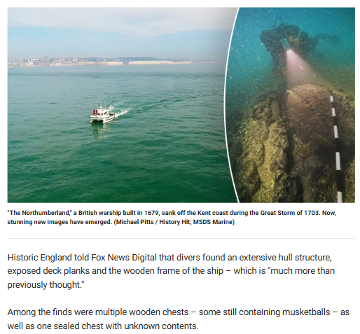 Shipwreck Time Capsule Found Off UK Coast