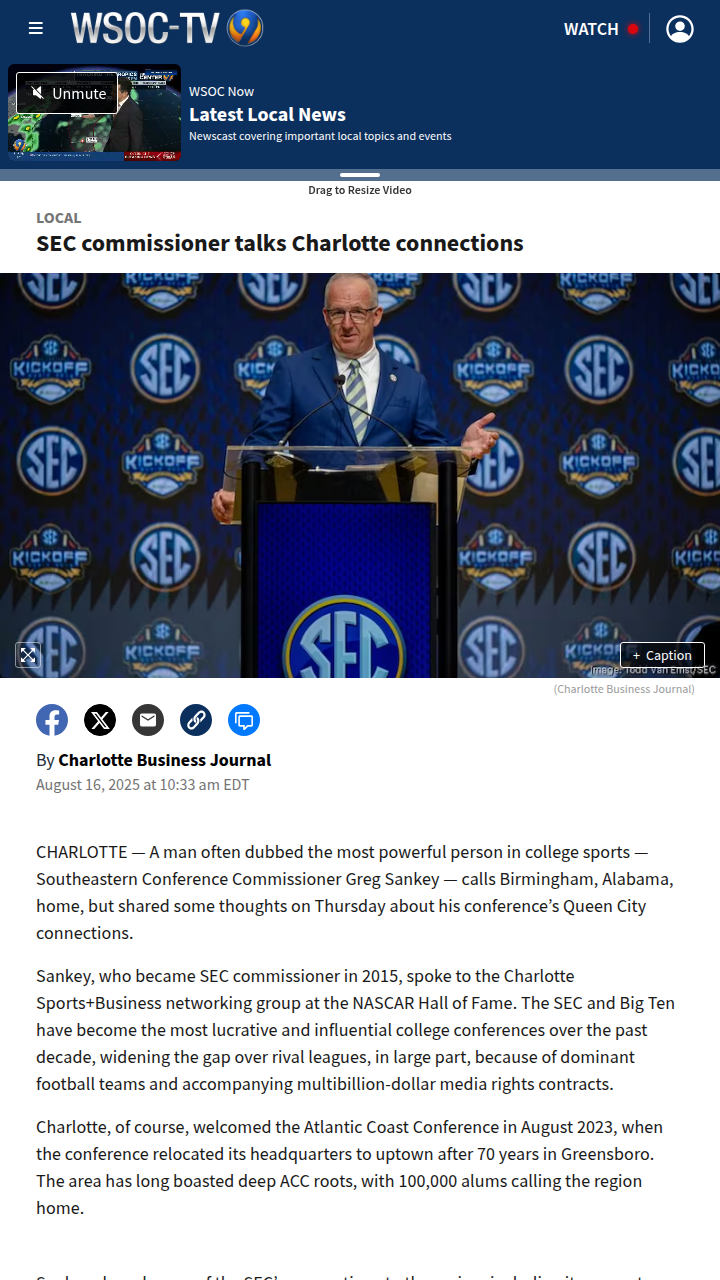 SEC’s Queen City Play: Rivalry Heating Up?