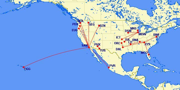 Southwest’s Route Drop: New Cities & Beaches!