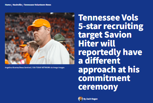 Vols vs Wolverines: Hiter's Silent Commitment
