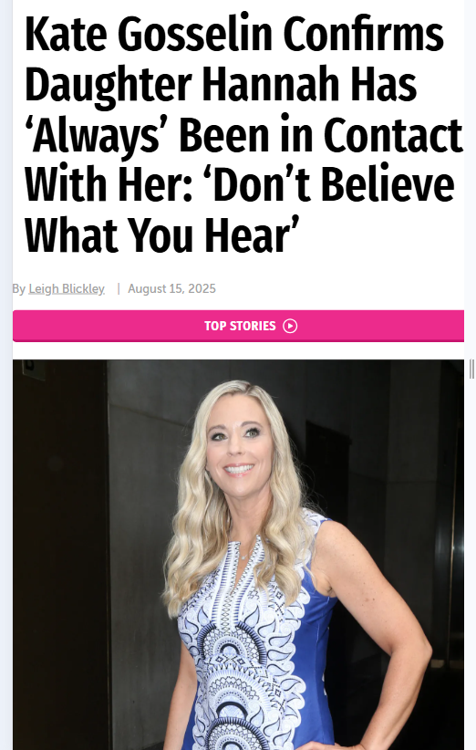 Kate & Hannah Gosselin Drama—Truth Bombs! 💣