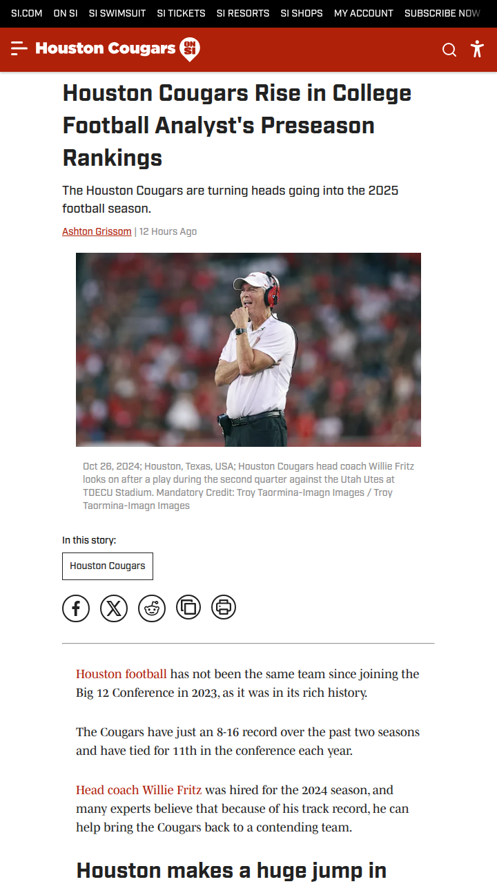 Houston Cougars’ bold new era kicks off