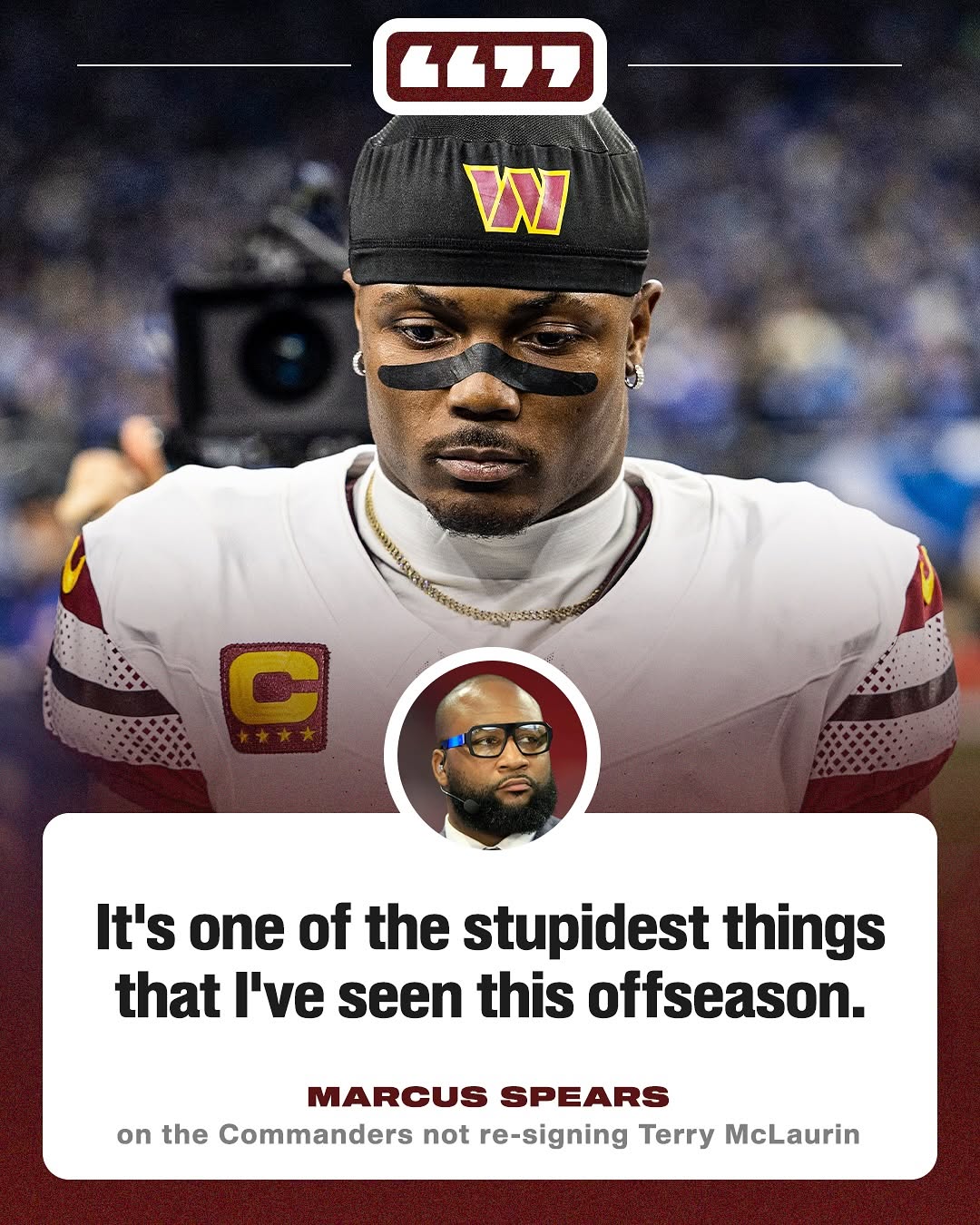 Commanders Fumble McLaurin Extension?