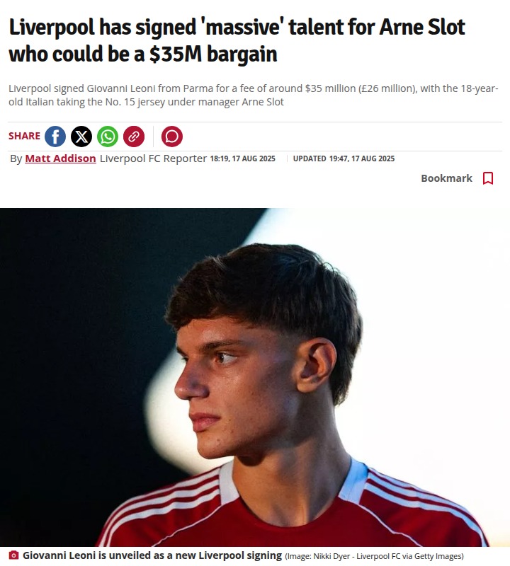Liverpool’s $35M Leoni Gamble: Bargain or Bust?