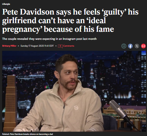Pete Davidson’s Guilt Over Public Pregnancy 🤰