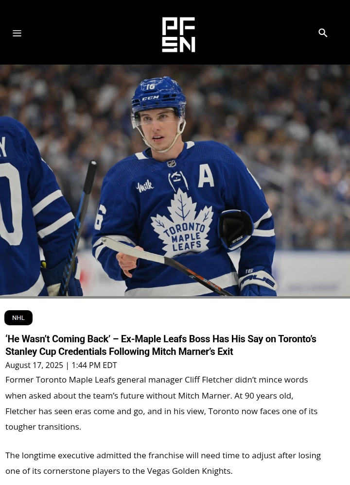 Leafs Era Ends: Marner to Vegas, What’s Next?