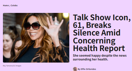 Wendy Williams' Health Update Shocks Fans