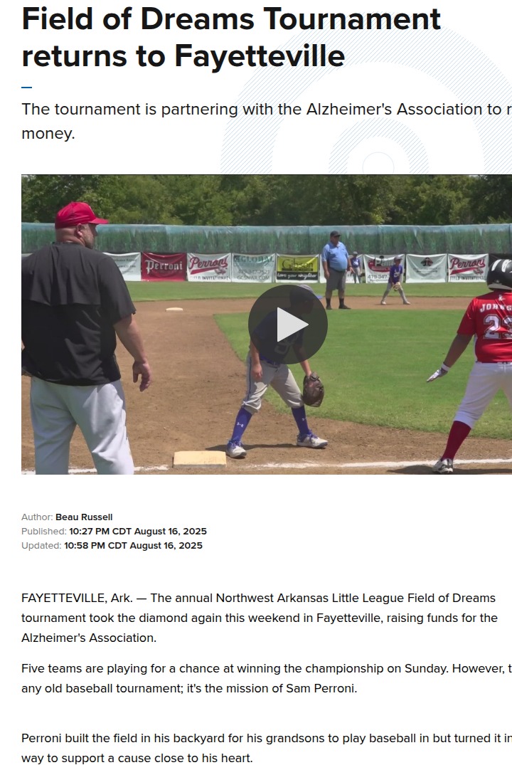 Fayetteville's backyard baseball for a cause