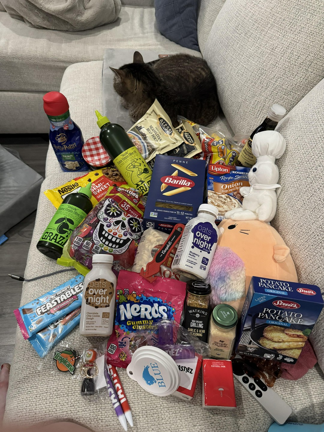 Just hit the jackpot at the grocery store food show and you won't believe