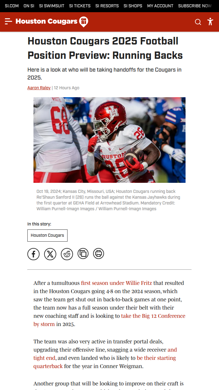 Can the Coogs' Backs Bounce Back in 2025?