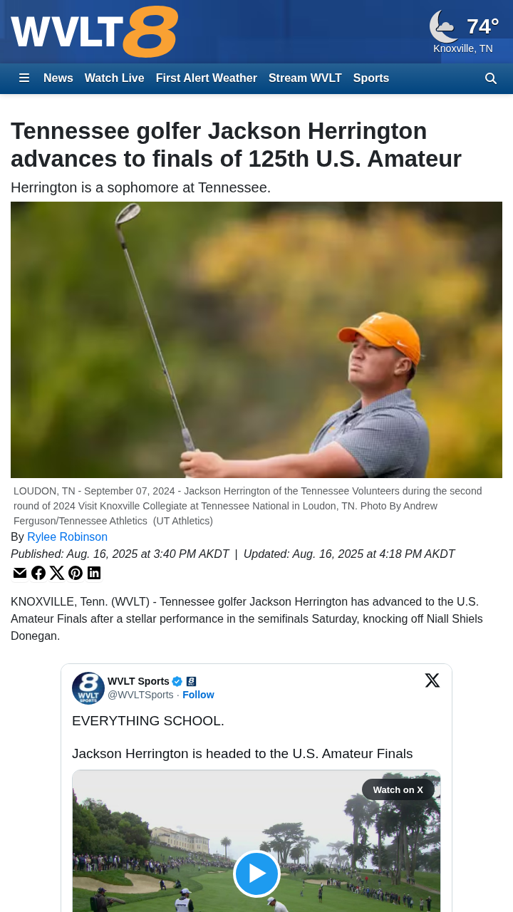 Herrington's Historic U.S. Amateur Run