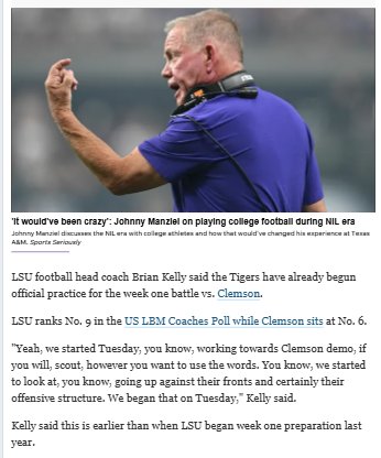 Tigers vs. Tigers: Early Prep Sparks Debate