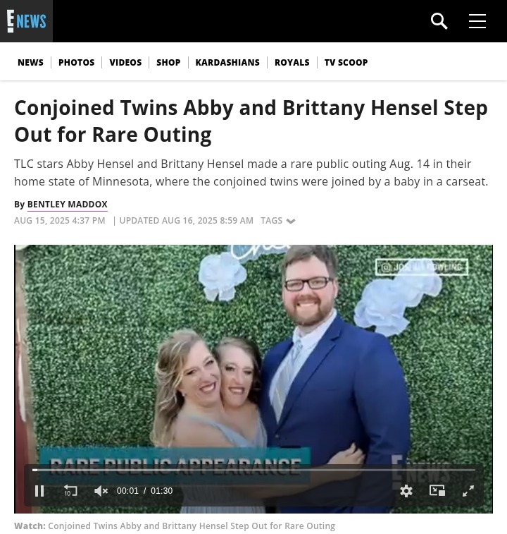 A day out with Abby and Brittany