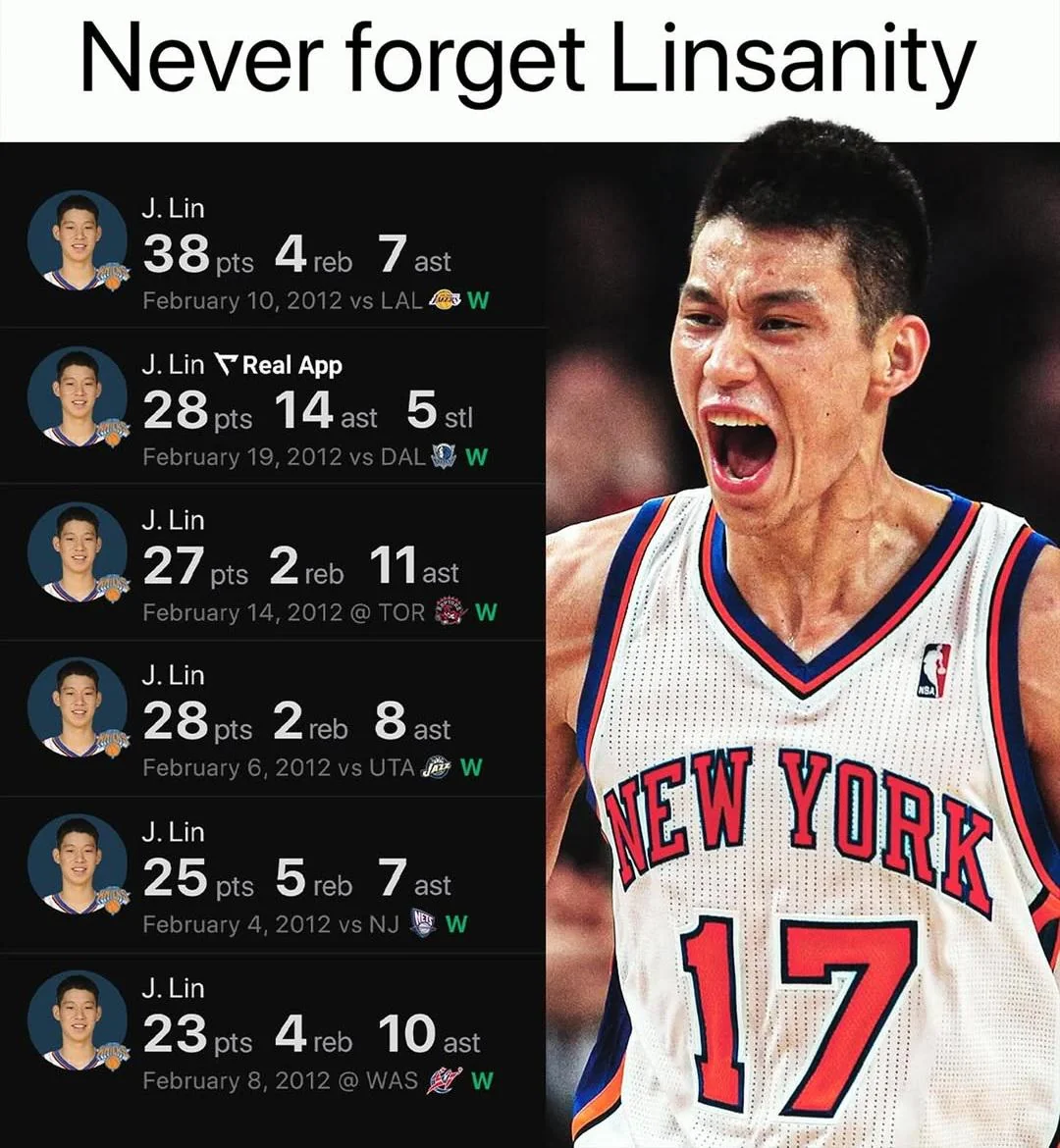Never Forget Linsanity 🔥