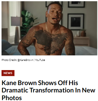 Kane Brown’s Abs Are Breaking the Internet