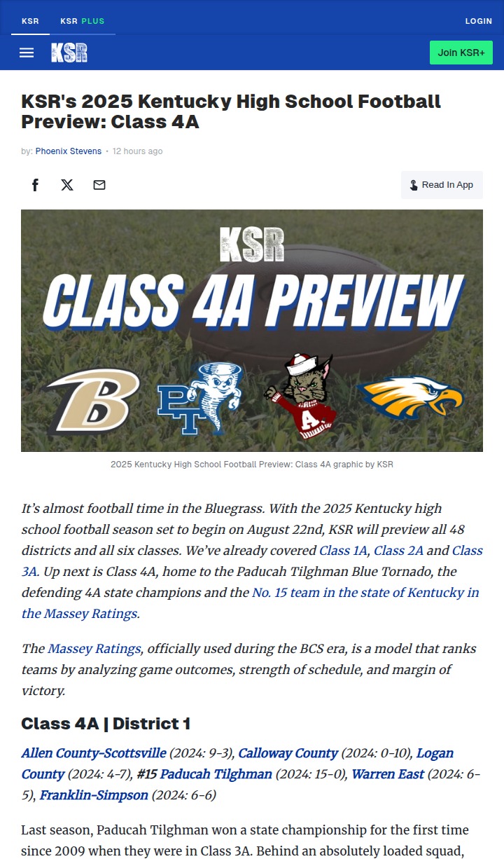 Who’s taking over Kentucky 4A football?