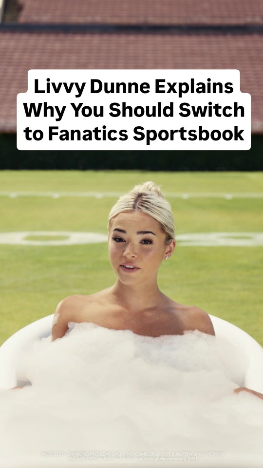Livvy Dunne Lights Up NFL with Fanatics Debut