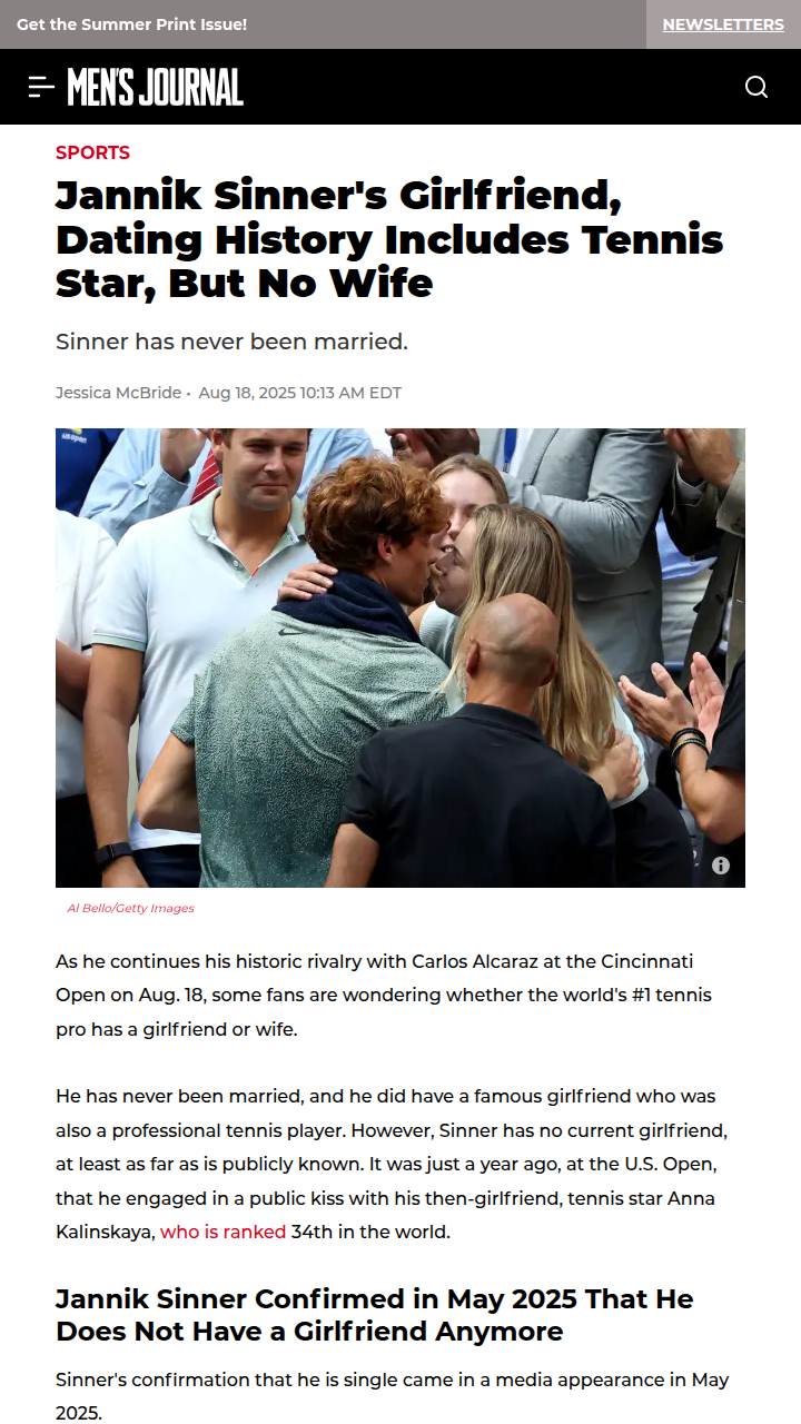 Sinner vs Alcaraz: Off-Court Drama Unfolds