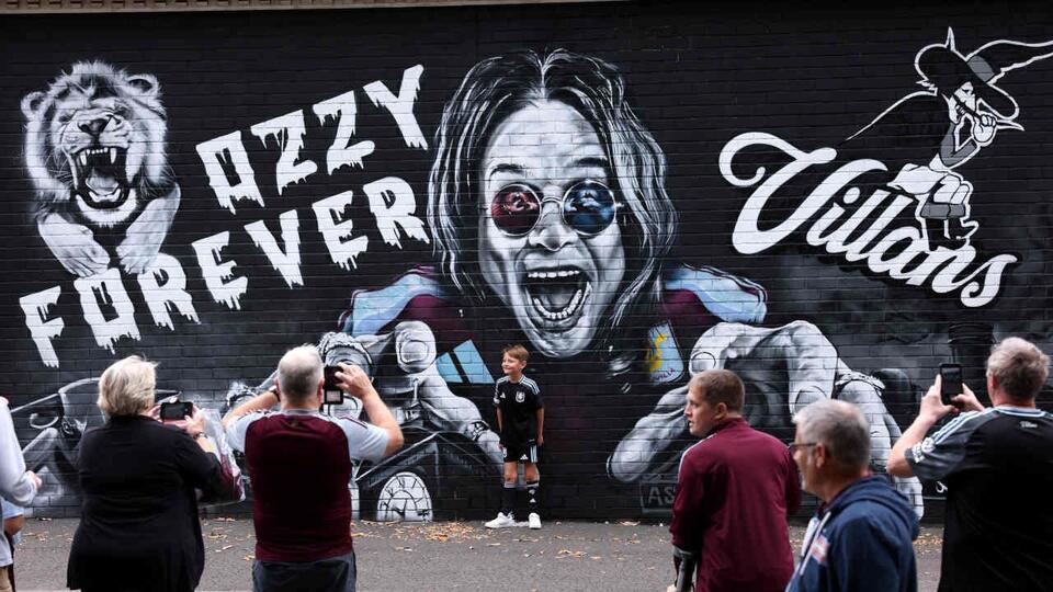 Aston Villa’s heartfelt Ozzy Osbourne tribute