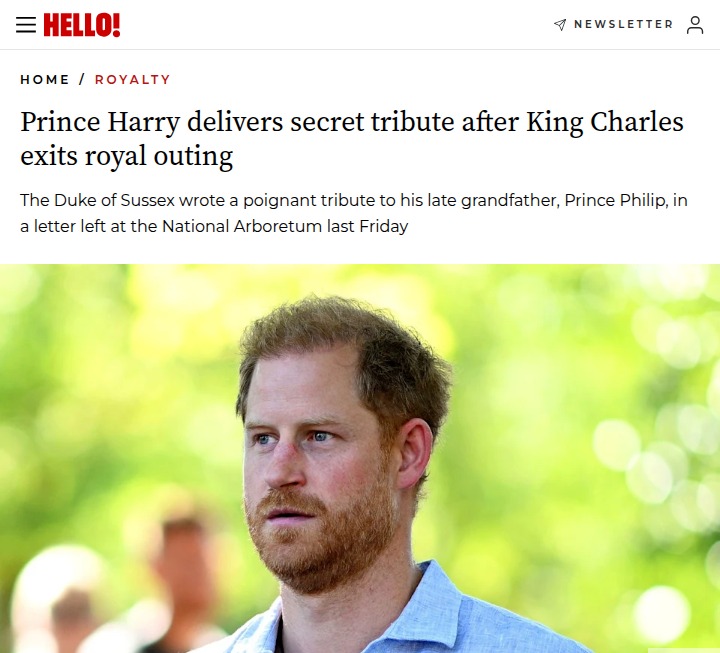 Harry’s Secret Tribute After Charles Leaves 👀