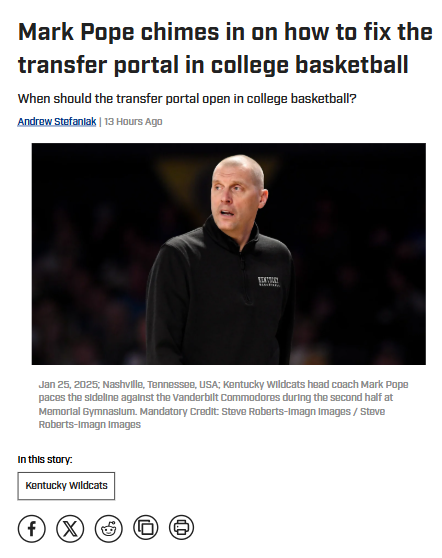 Coach Pope’s Take: Fixing the Portal Madness