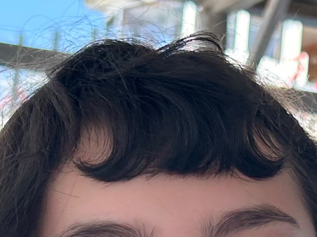 My Bangs Keep Turning Into A Pringles Guy Mustache. I Desperately Need Help