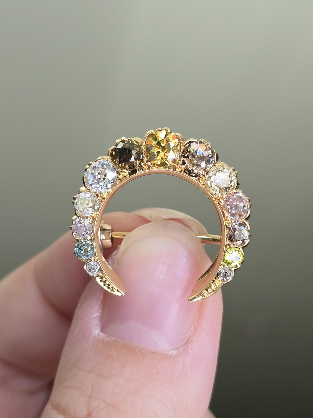 The most unbelievable diamond crescent I have ever come across