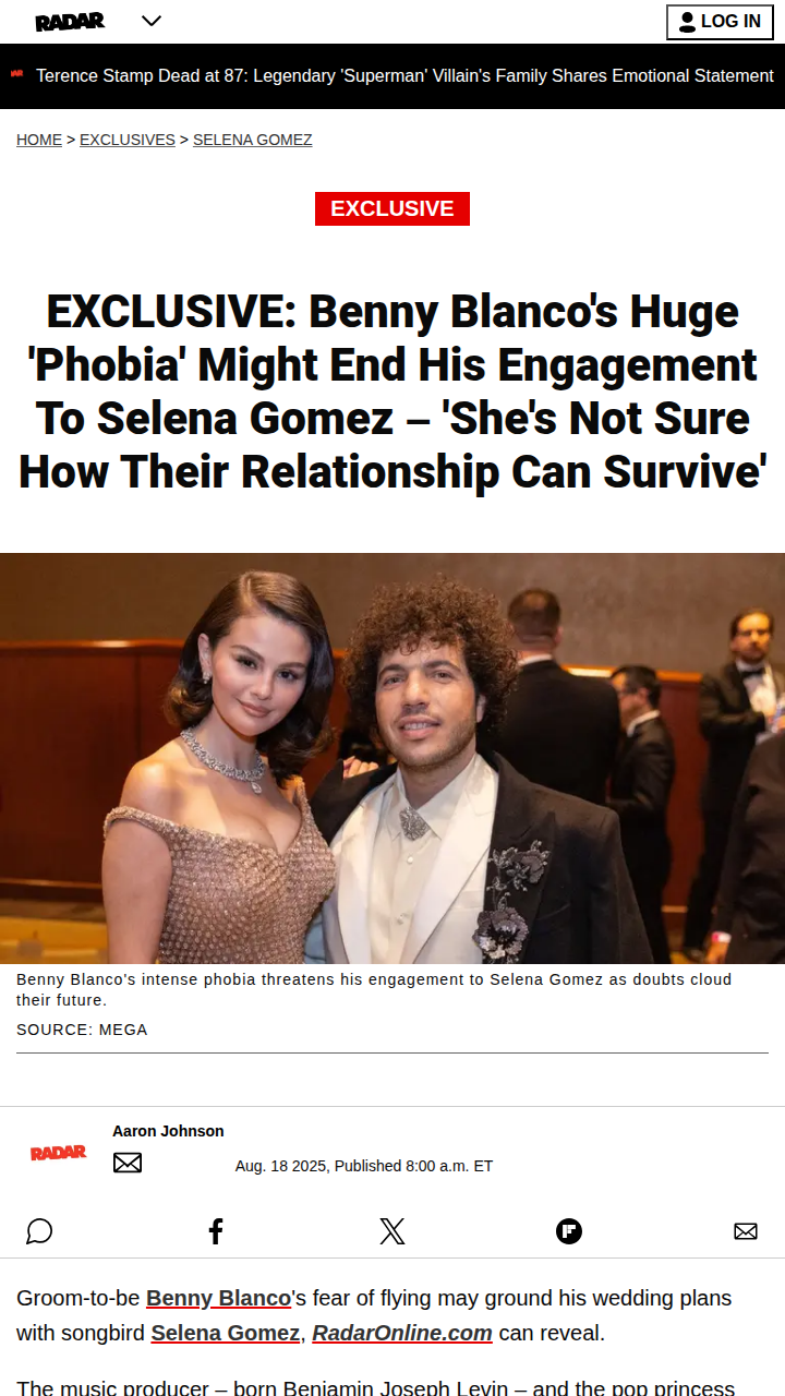 Selena & Benny: Wedding on Hold? ✈️