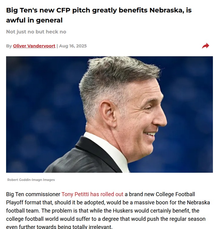 Big Ten’s playoff plan shakes up college football