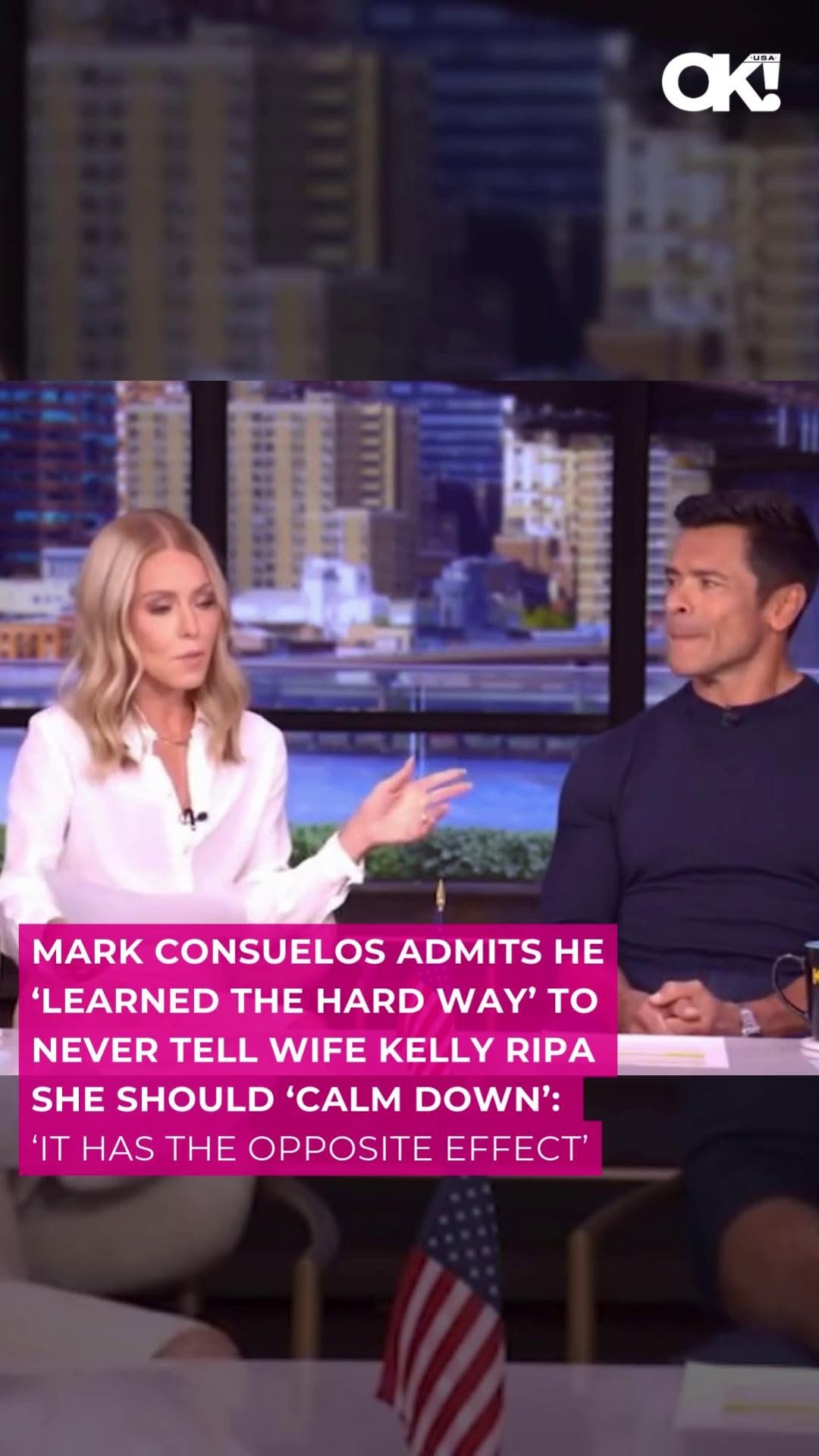 Mark Consuelos Learns the 'Calm Down' Lesson 😂
