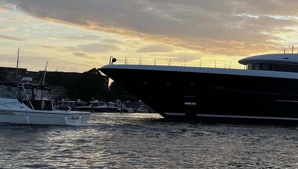 Who needs a yacht that big in Newport?