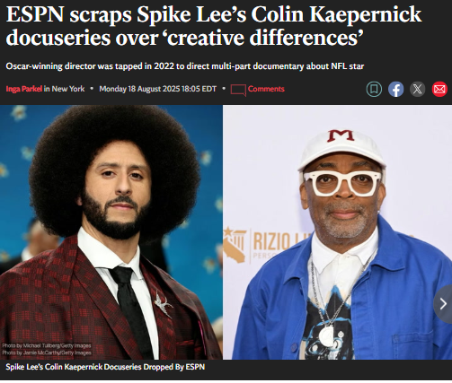 Spike Lee & ESPN Split Over Kaepernick Doc 😮