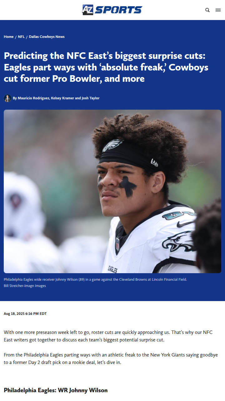 Biggest NFC East roster shockers incoming