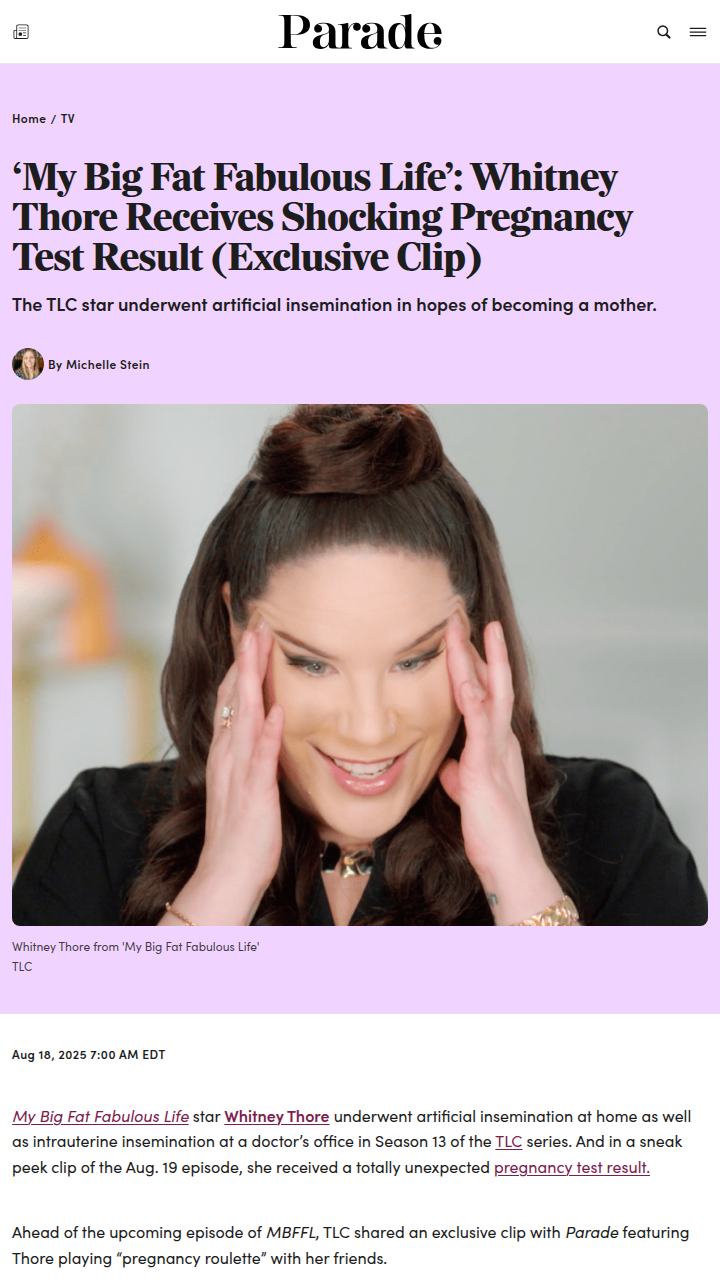 Whitney's Pregnancy Test Twist! 🤯