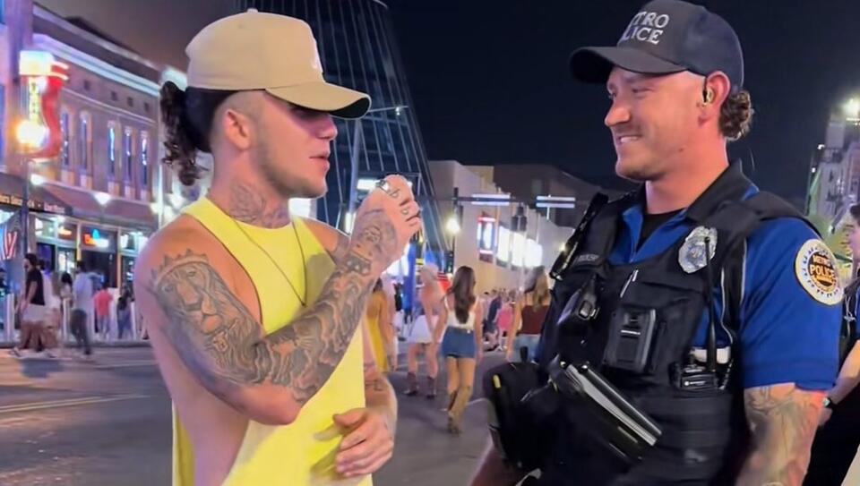 Nashville’s viral cop looks just like Morgan Wallen