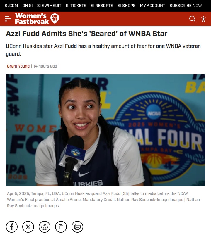 Azzi Fudd Ready to Face Skylar Diggins?