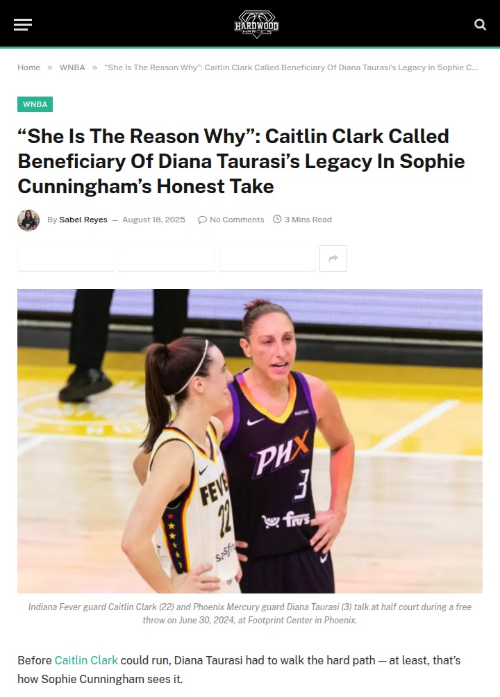 Clark vs Taurasi: Passing the Torch?