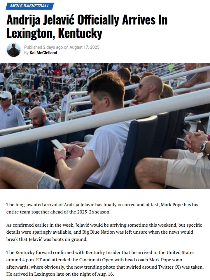 Jelavić finally lands in Lexington—team complete!