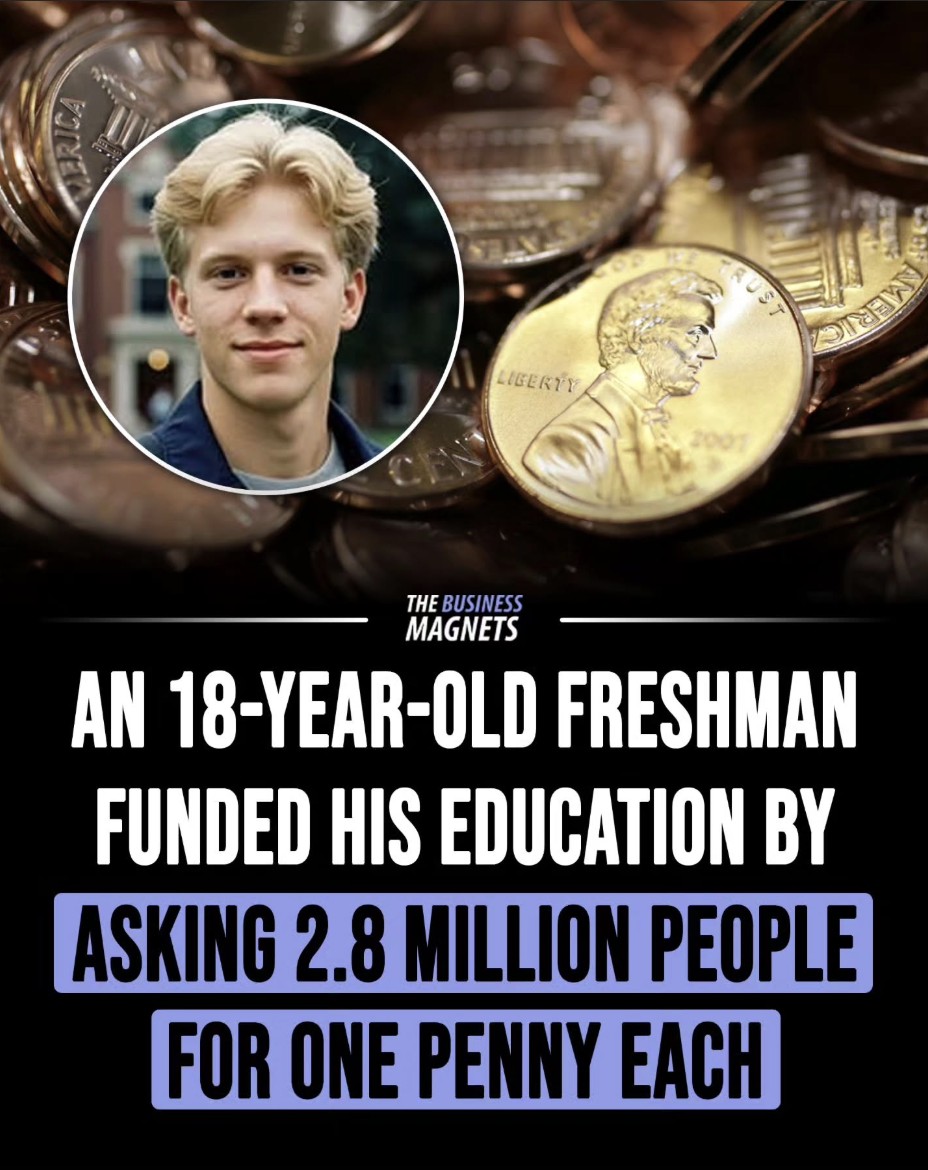 Did thia guy really pay for college with pennies from strangers 😦😂