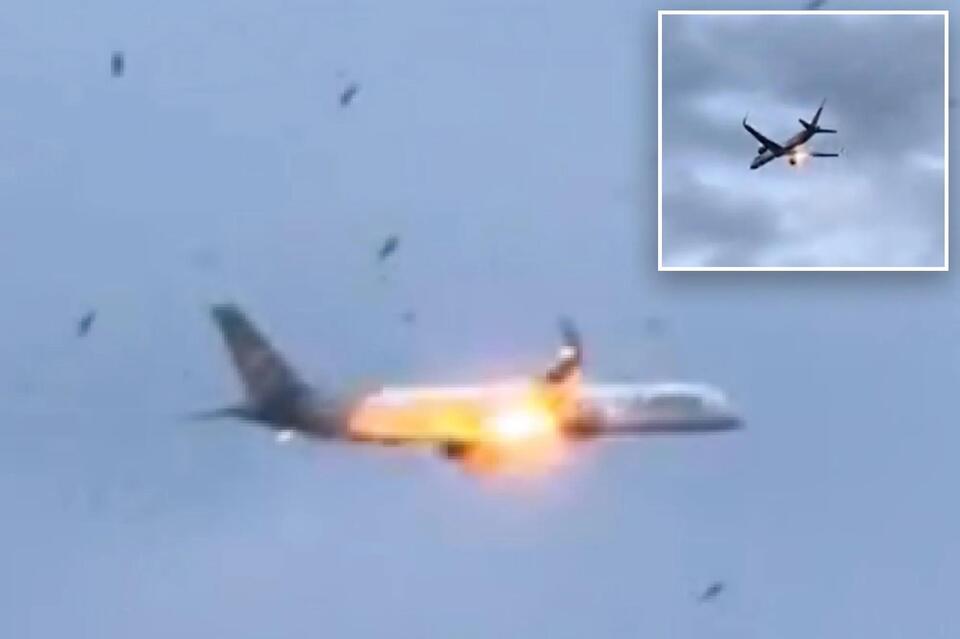 Plane Engine Fire: Would You Send Goodbye Texts?