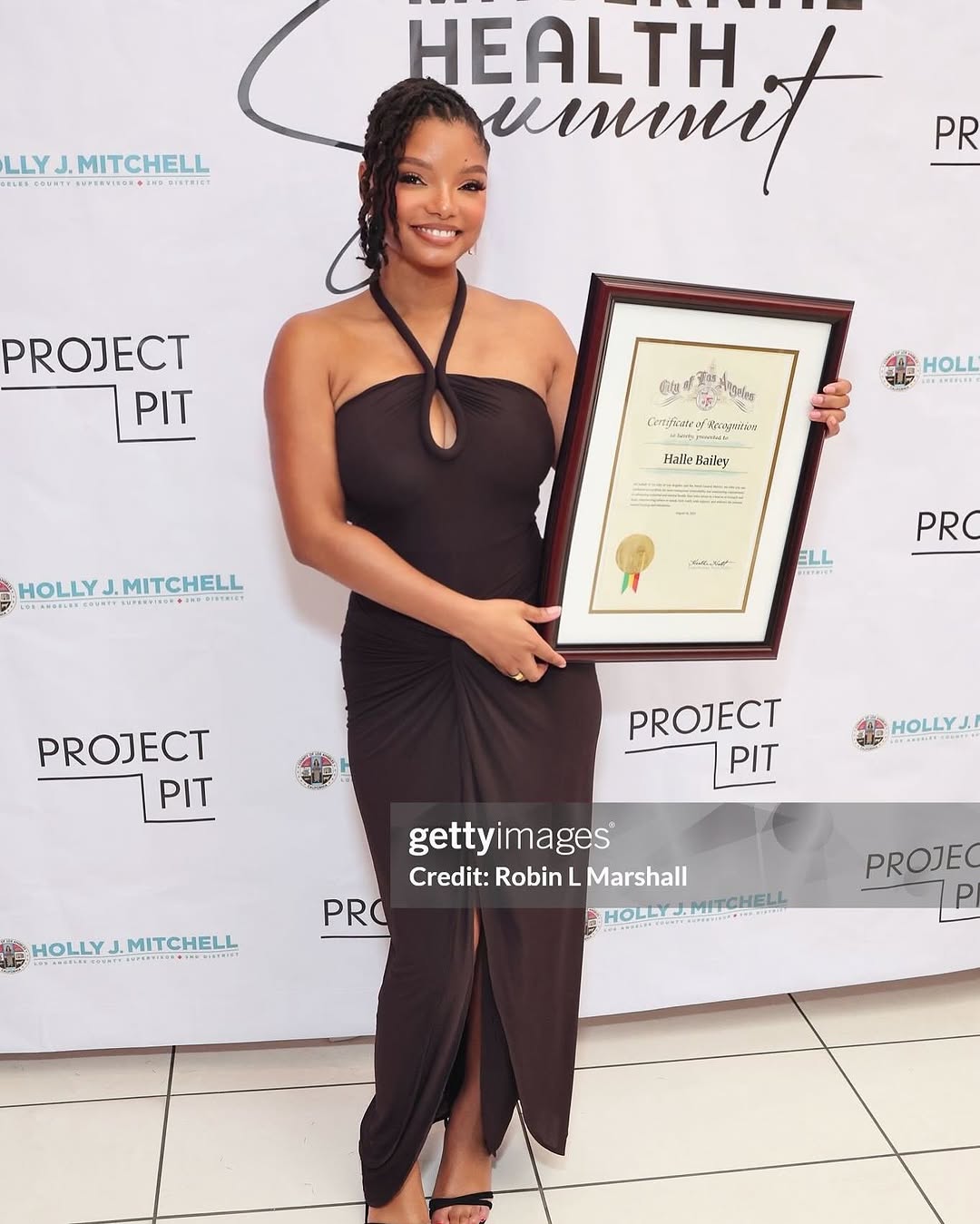 Halle Bailey honored for maternal health impact