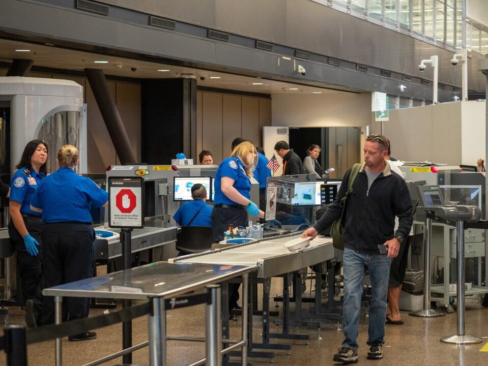 Airport security line mishap: A travel headache