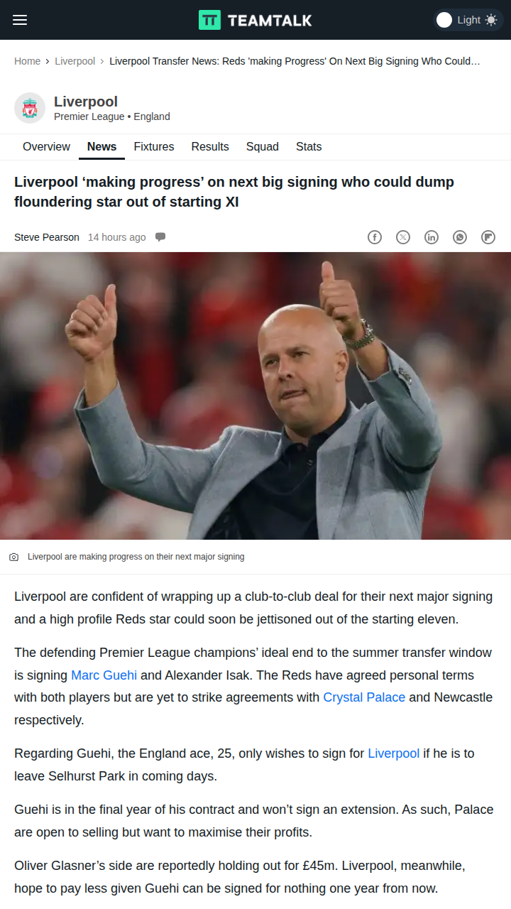 Guehi to Anfield? Konate’s Spot in Danger!