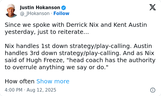 Auburn’s QB drama: Freeze’s risky play