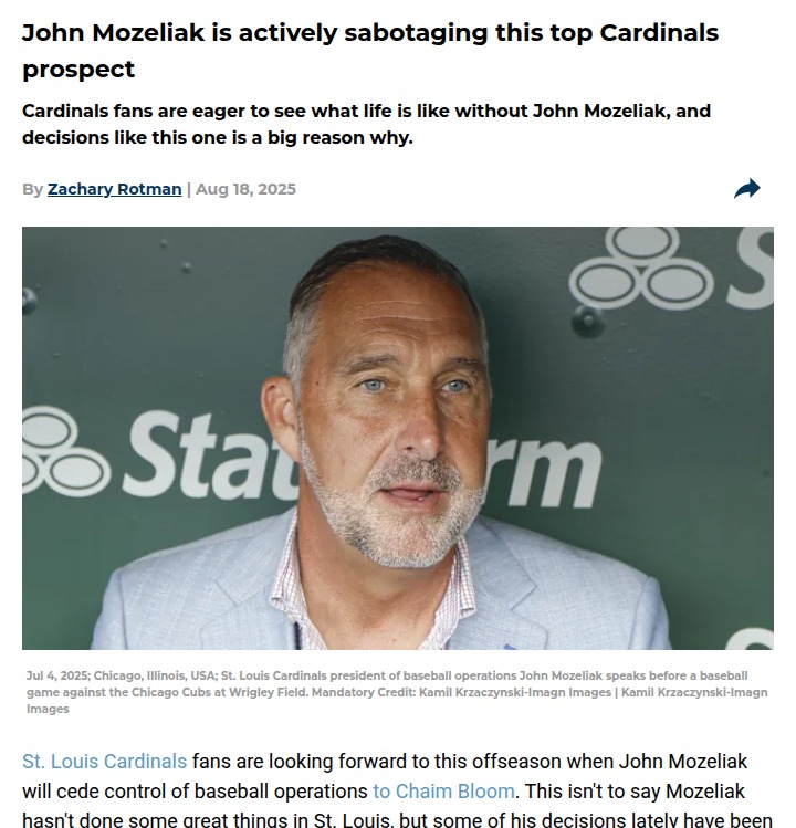 Why aren’t the Cardinals giving Wetherholt a shot?